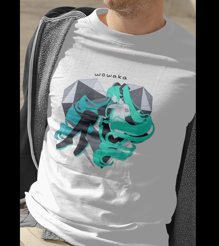 Wowaka 01 Hatsune Miku Heart Vocaloid Anime T-Shirt