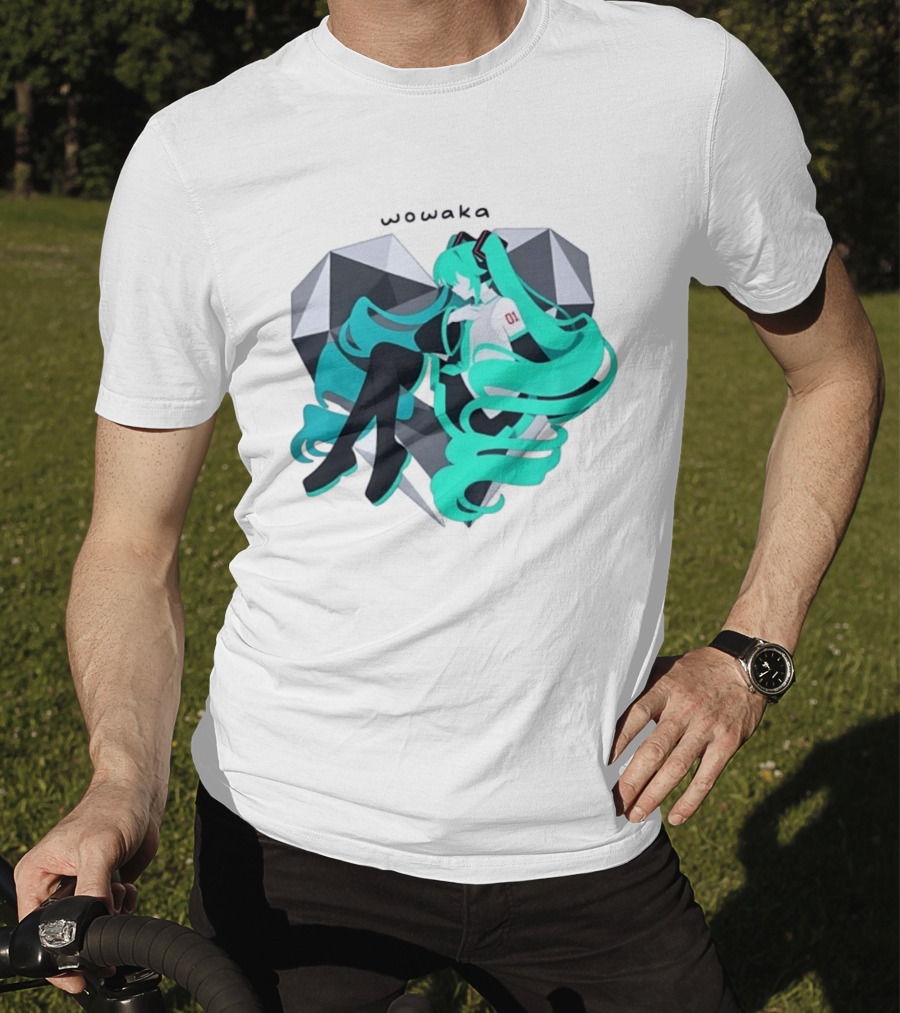 Wowaka 01 Hatsune Miku Heart Vocaloid Anime T-Shirt