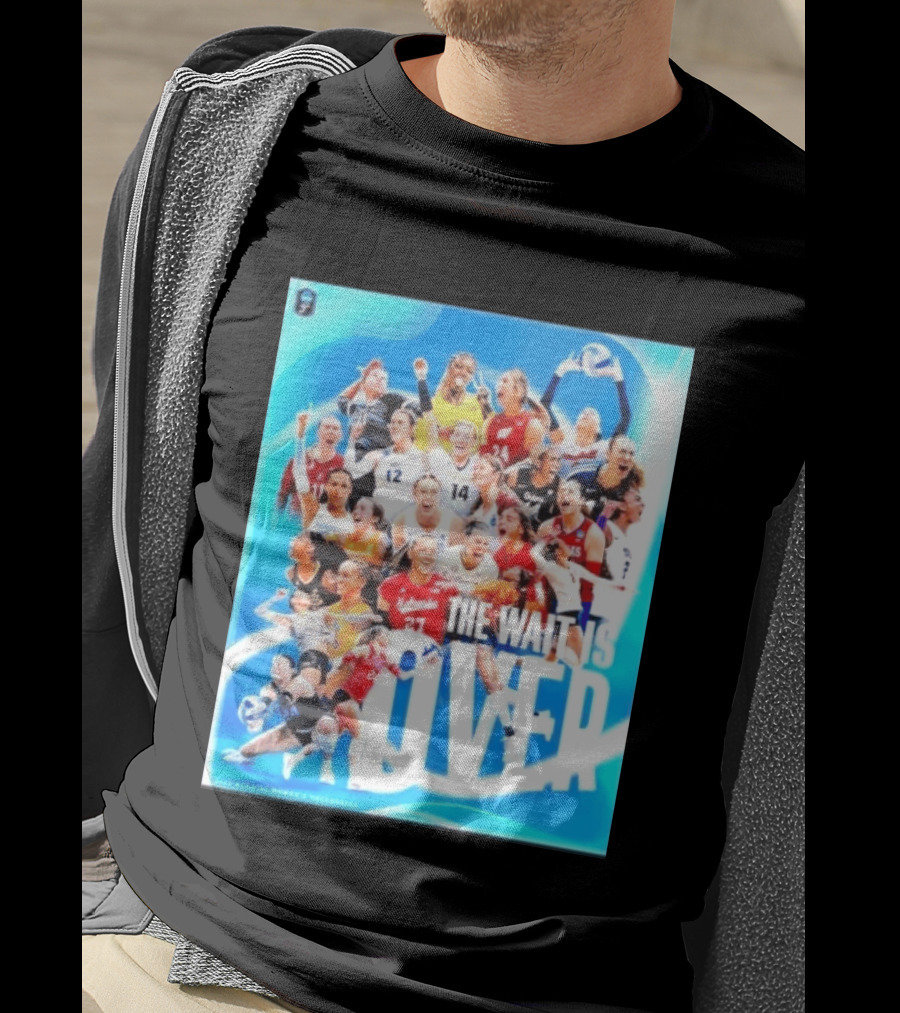 2026 NCAA DI Women's Volleyball Championship The Wait Is Over T-Shirt
