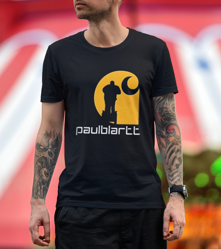 Paulblartt Security Guard Segway Yellow Swirl T-Shirt