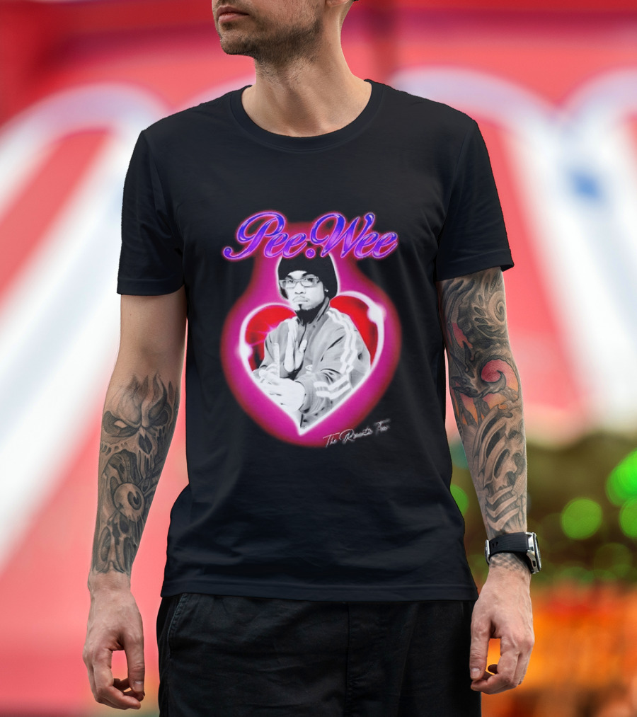 Pee Wee The Romantic Tour Heart Iconic Rap Hip Hop Artist T-Shirt