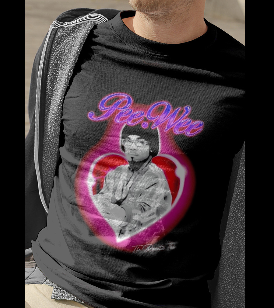 Pee Wee The Romantic Tour Heart Iconic Rap Hip Hop Artist T-Shirt
