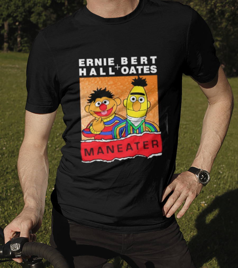 Ernie Bert Hall Oates Maneater Muppets T-Shirt