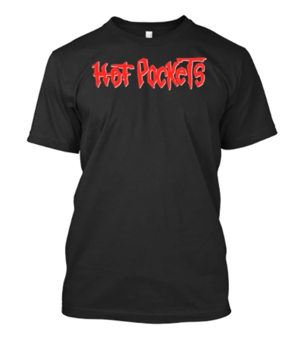 Hot Pockets Logo Red Bold Font T-Shirt