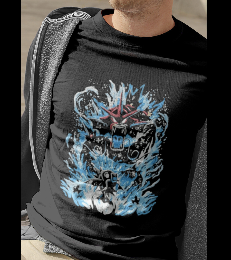 Shiny Rage Water Dragon Splash T-Shirt