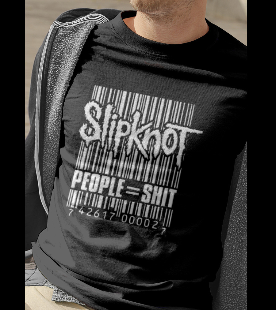 Slipknot People Equals Shit Spiky Barcode 742617000027 T-Shirt
