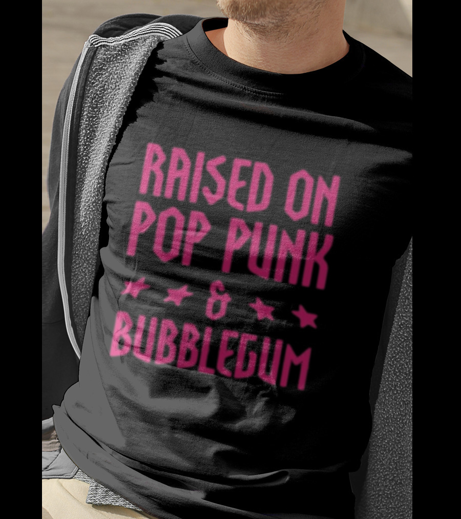 Raised On Pop Punk And Bubblegum Stars Summer Brothers Store 5Sos T-Shirt