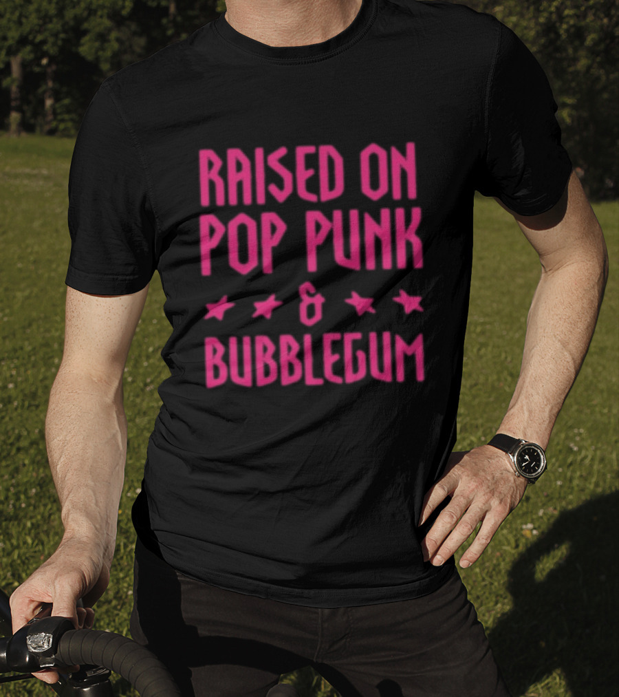Raised On Pop Punk And Bubblegum Stars Summer Brothers Store 5Sos T-Shirt