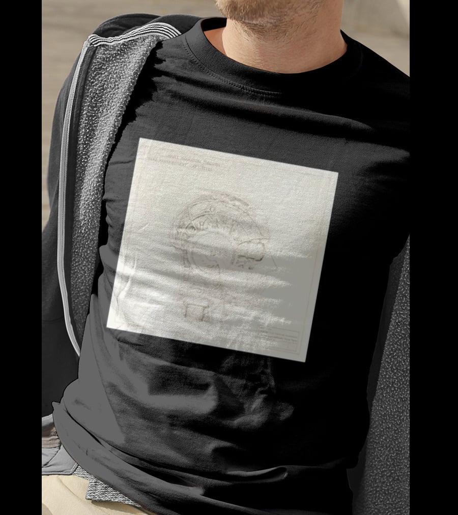 VisionQuest JIM Joule Individual Machine Head Blueprint Drawing T-Shirt