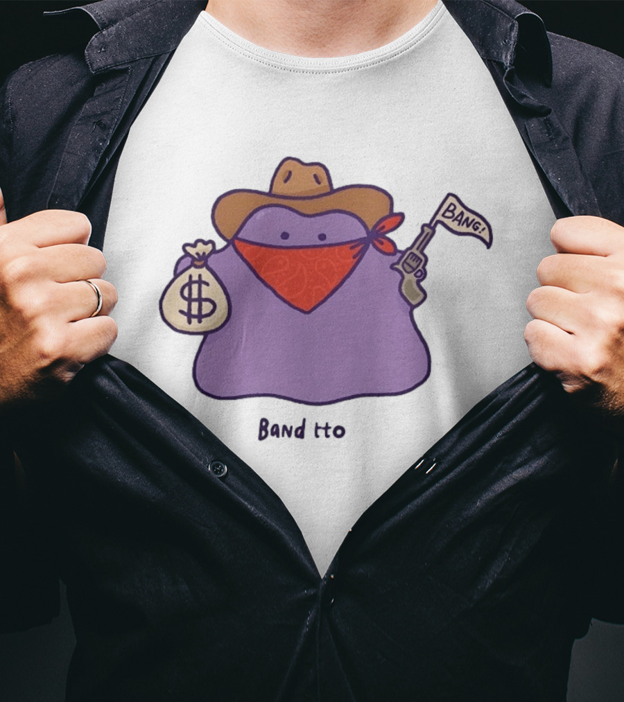 Banditto Cowboy Ditto Outlaw Pokemon Bandit Bang T-Shirt