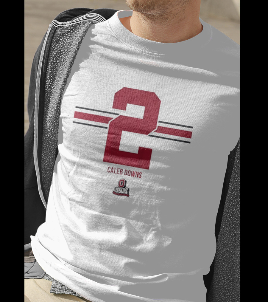 Caleb Downs Number 2 Ohio State Buckeyes Football Legends T-Shirt