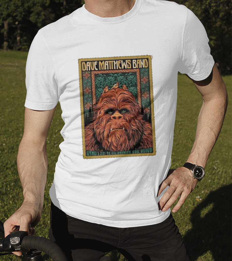 Dave Matthews Band September 5 2026 The Coca Cola Amphitheatre George WA I Go Bigfoot T-Shirt