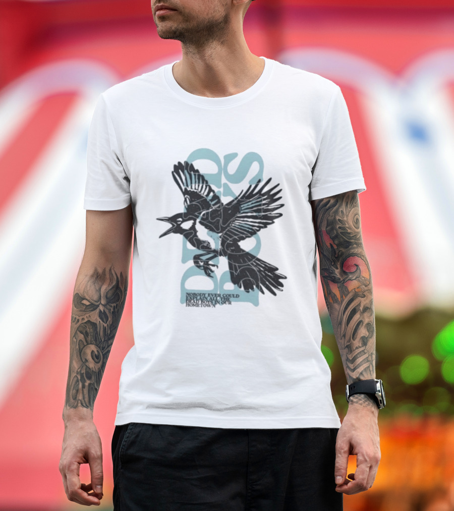 Dead Boys Nobody Ever Could Explain All The Dead Boys In Our Hometown Crow T-Shirt