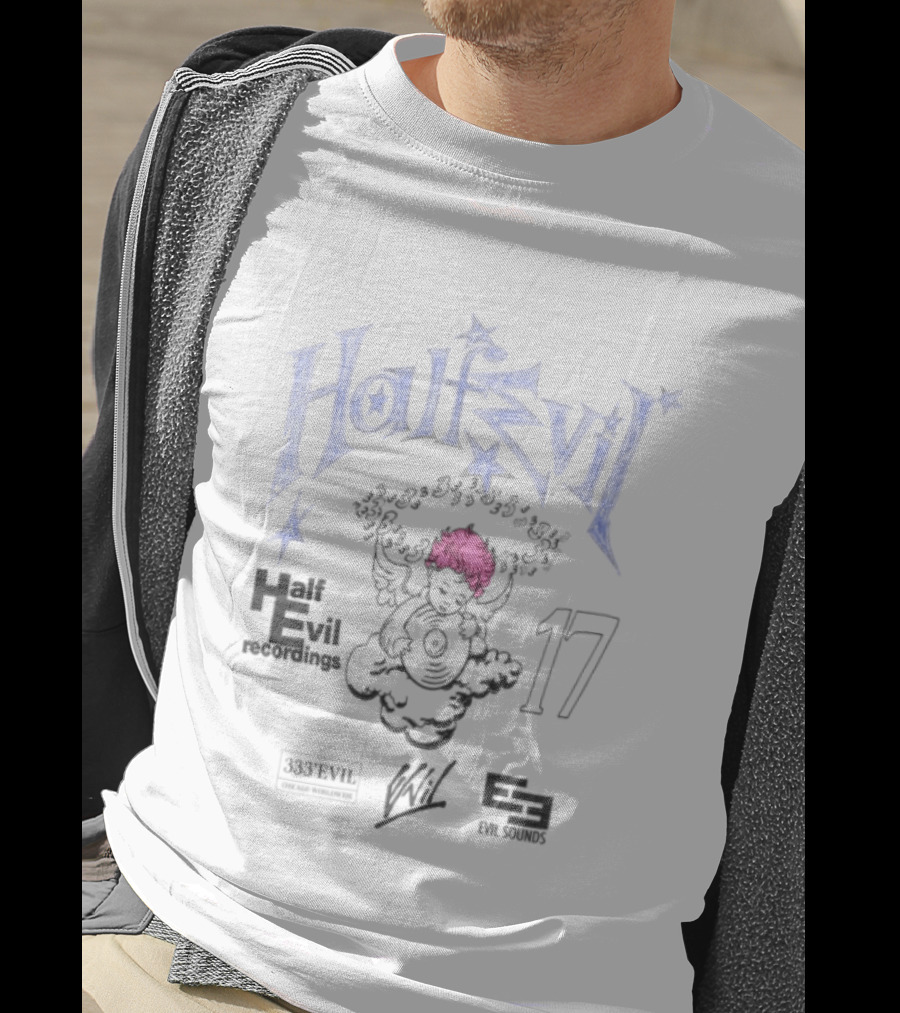Half Evil Store H E Recordings 17 Angel 333 Club 365 Tapes 2023 T-Shirt