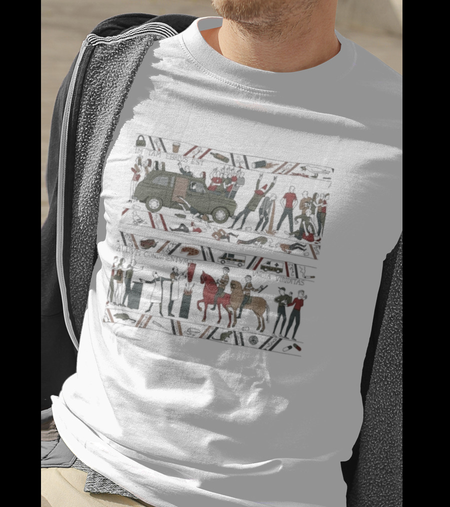 I'm Tam Ebrivs Est Allivm Condimentvm Vncia Viriditas Tapestry T-Shirt