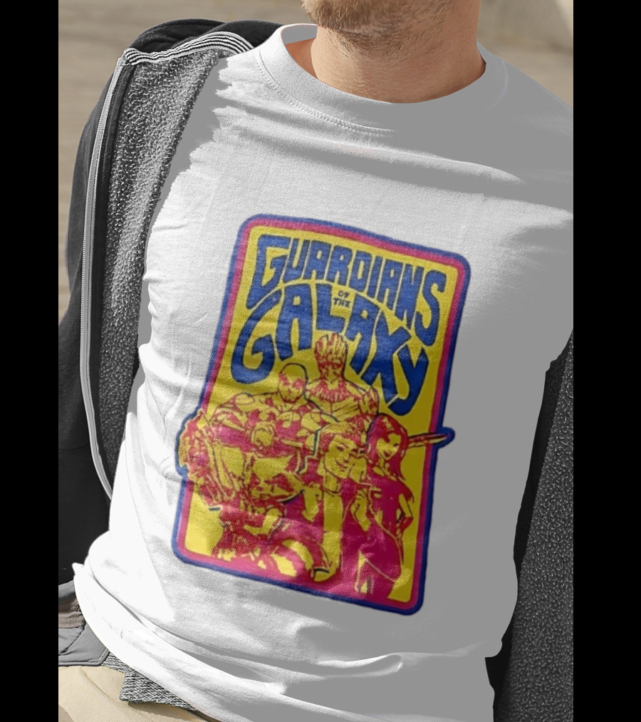 Guardians Of The Galaxy Star Lord Groot Rocket Drax Gamora Marvel T-Shirt