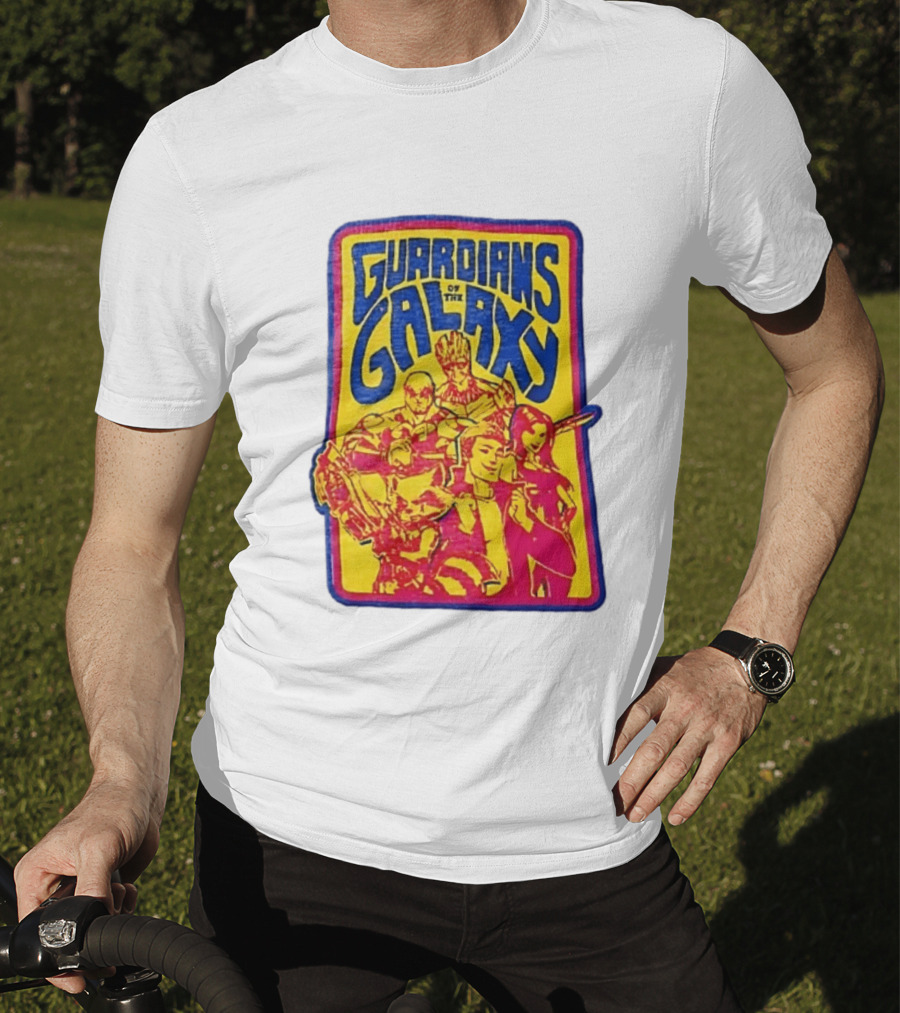 Guardians Of The Galaxy Star Lord Groot Rocket Drax Gamora Marvel T-Shirt