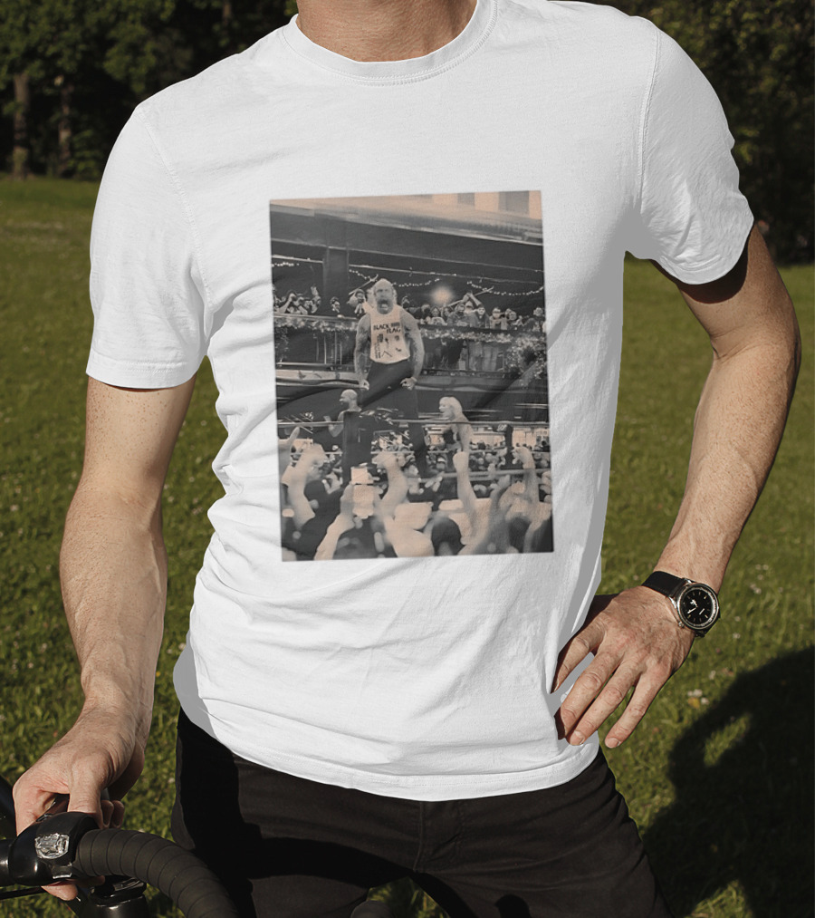 The Butcher Andy Williams Black Flag At TID The Season Photo Wrestling Event T-Shirt