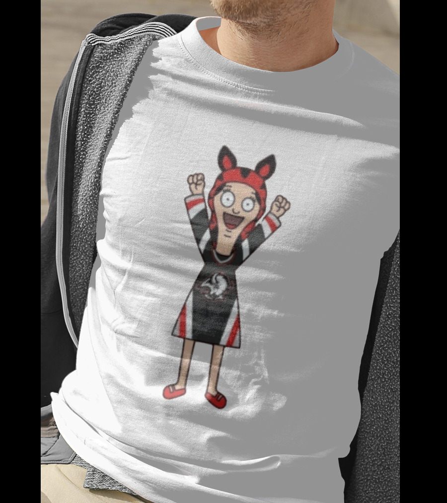Tina Belcher Buffalo Sabres Bob's Burgers Fan Mashup T-Shirt