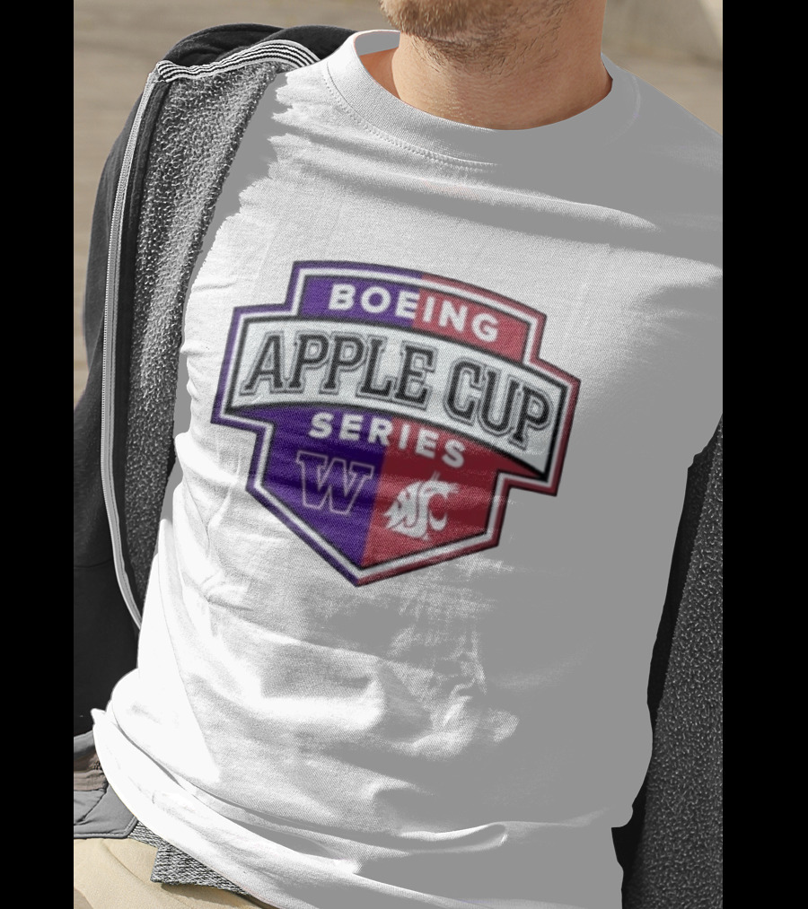 Boeing Apple Cup Series Washington Huskies W Vs Washington State Cougars T-Shirt