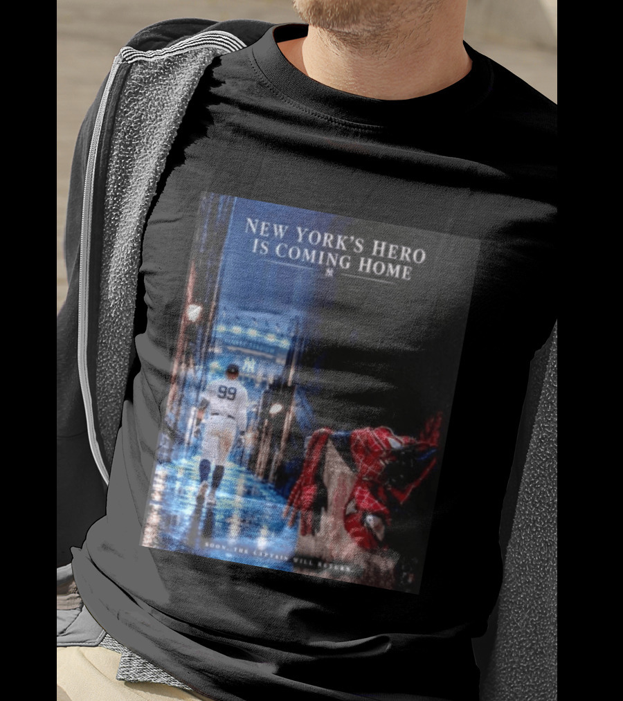New York's Hero Is Coming Home Yankee Stadium Return Soon The Captain Will Return T-Shirt