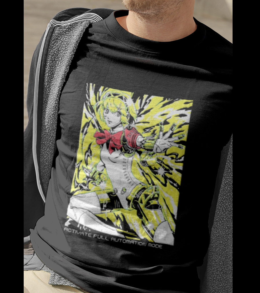Aigis Persona 3 SEES Activate Full Automation Mode T-Shirt