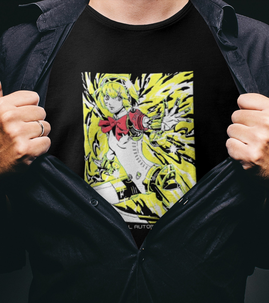 Aigis Persona 3 SEES Activate Full Automation Mode T-Shirt