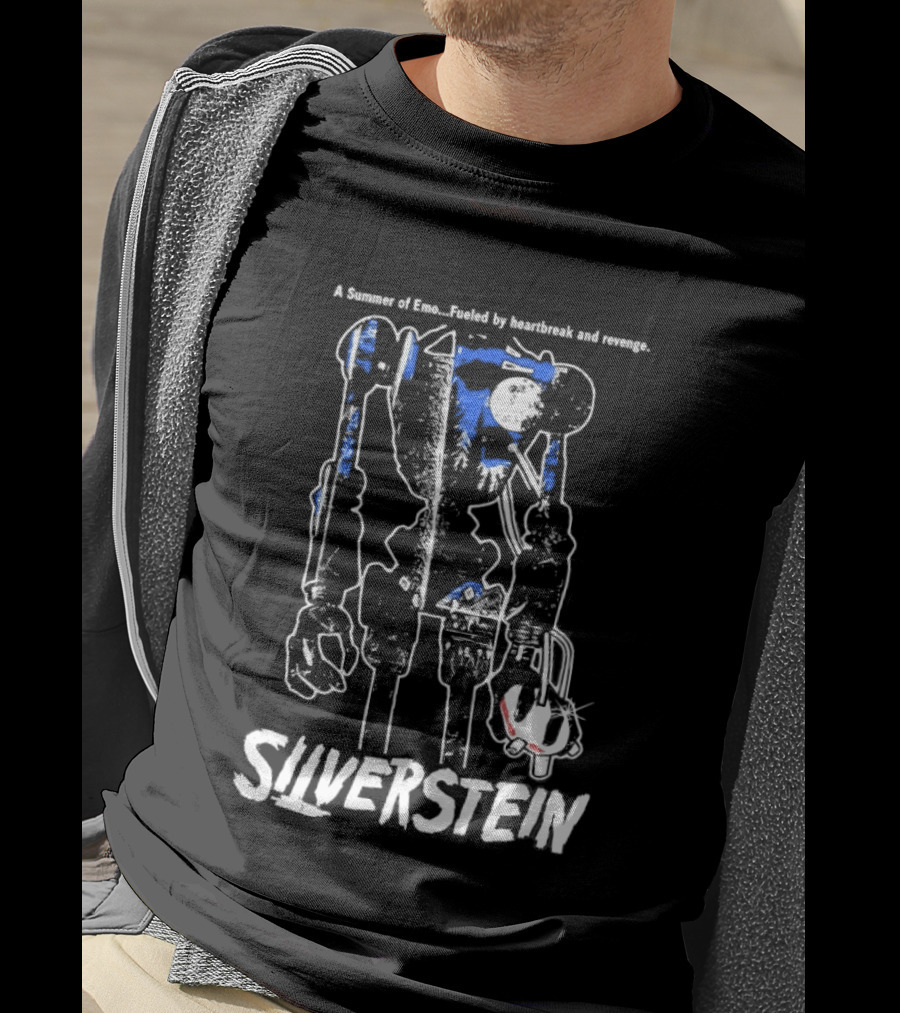 Silverstein A Summer Of Emo Fueled By Heartbreak And Revenge Robot T-Shirt