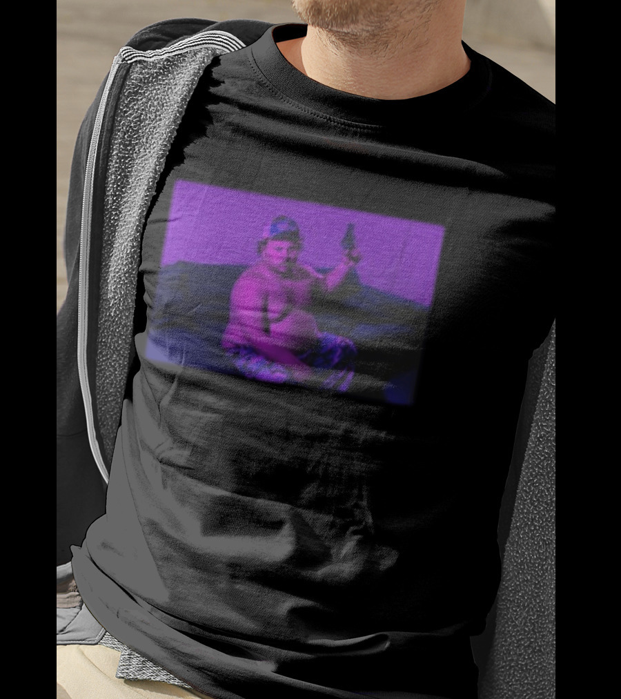 Stavvy Store Victory Or Else Humor Statement With Gun Image T-Shirt