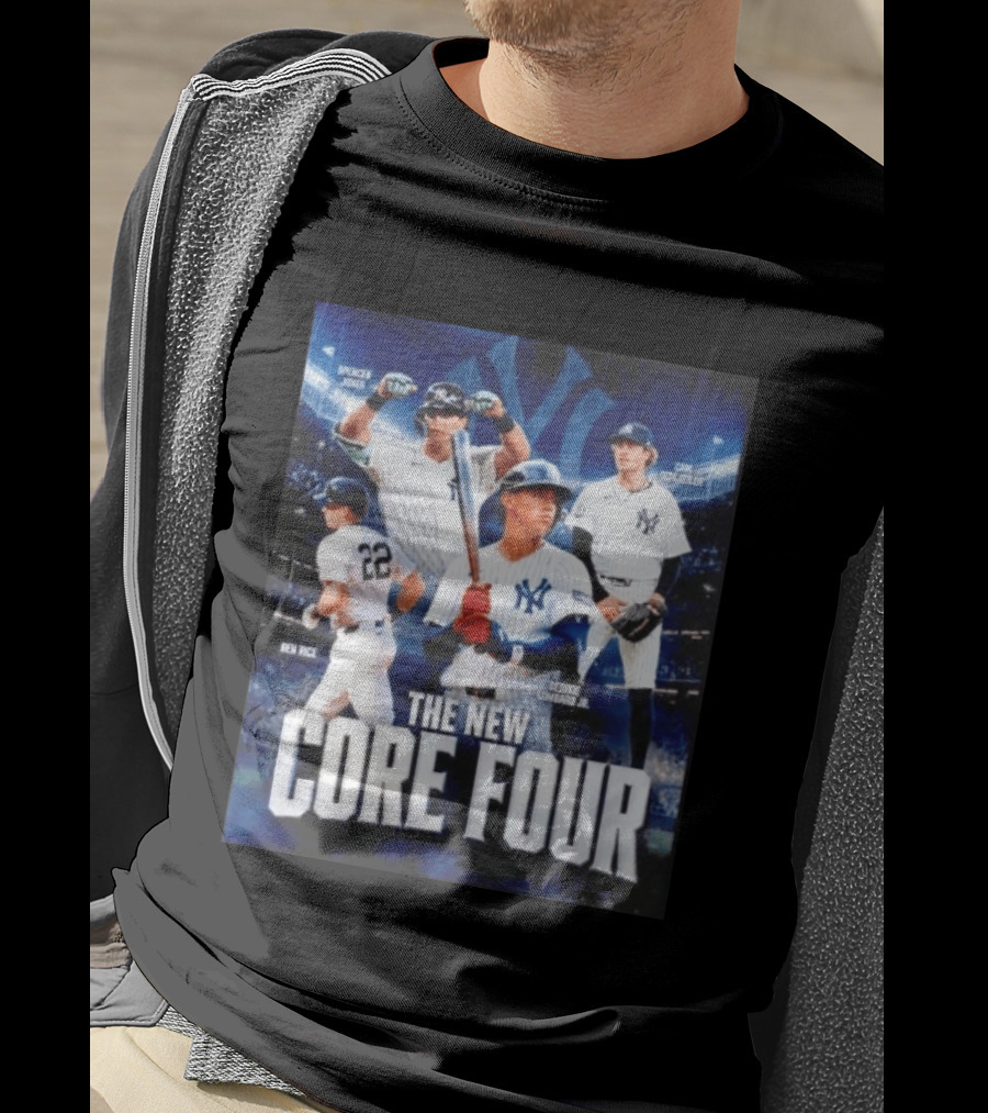 Spencer Jones Ben Rice George Lombard Jr Cam Schlittler The New Core Four NY Yankees T-Shirt