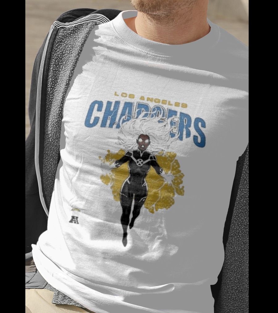 Los Angeles Chargers Storm X Men Marvel T-Shirt