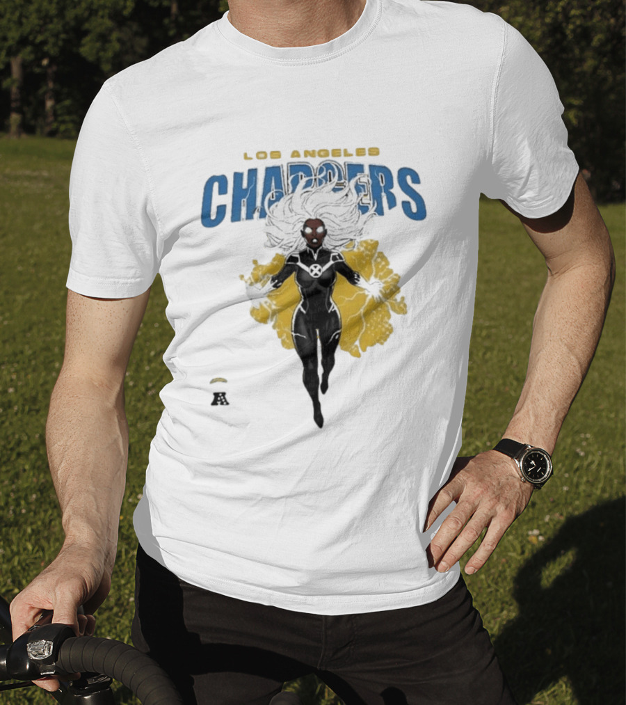 Los Angeles Chargers Storm X Men Marvel T-Shirt