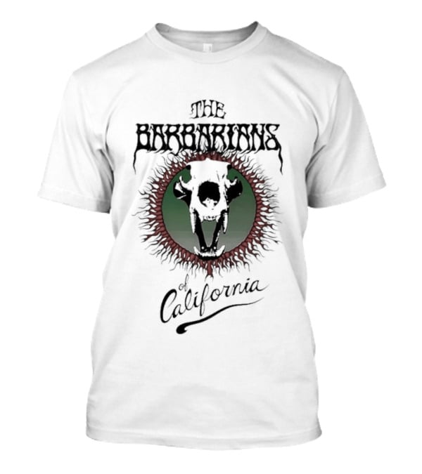 The Barbarians California Bear Skull T-Shirt