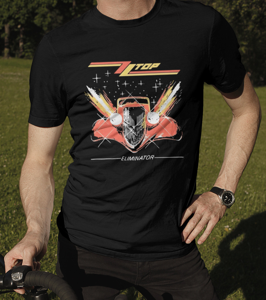 ZZ Top Eliminator Hot Rod Classic Rock Billy Gibbons T-Shirt