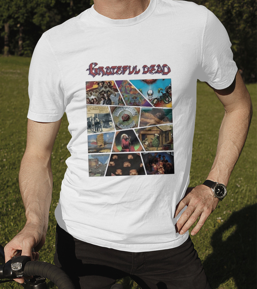 Grateful Dead Iconic Album Covers And Music History T-Shirt