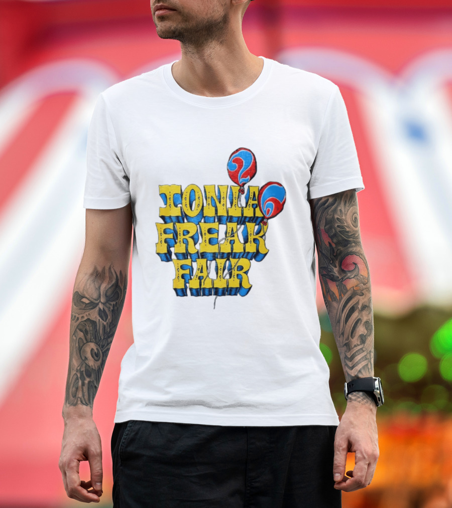 Ionia Freak Fair Colorful Balloon T-Shirt