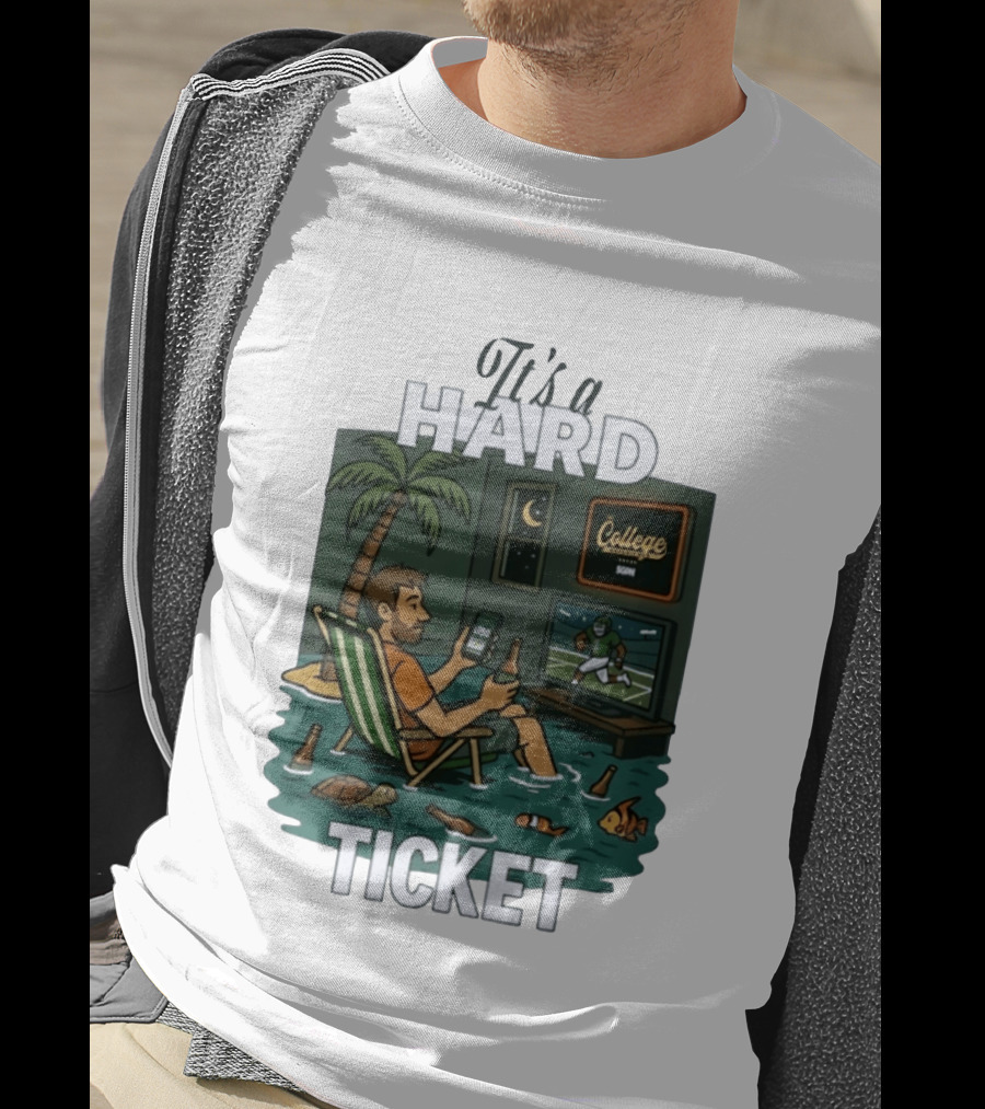 Hard Ticket College Experience SGPN Lifestyle Sports Fan Scene T-Shirt