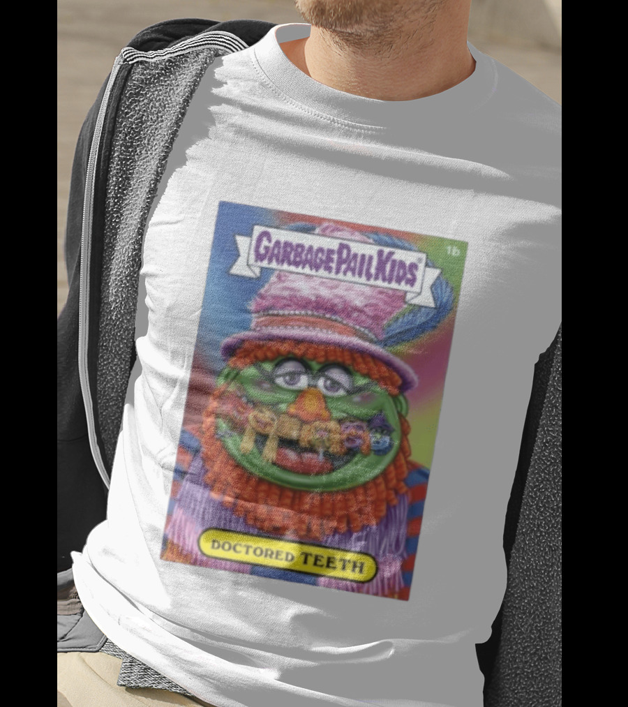 Garbage Pail Kids Doctored Teeth Muppets Mashup T-Shirt