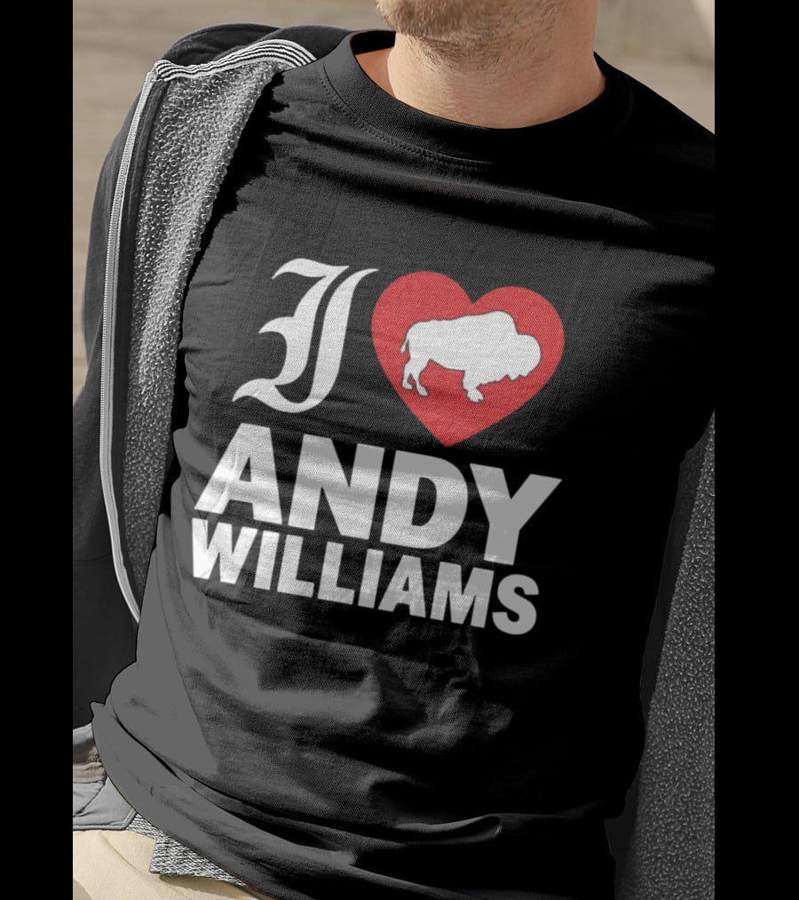 Andy Williams 2026 I Heart Buffalo T-Shirt