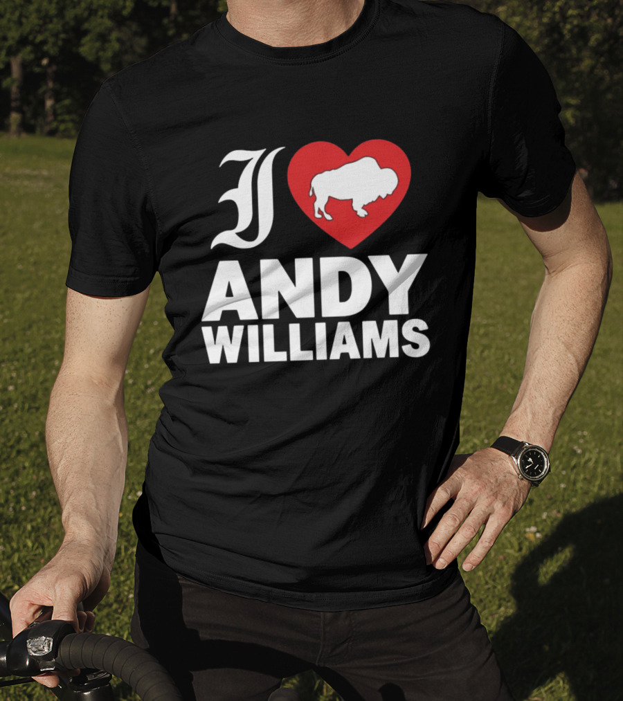 Andy Williams 2026 I Heart Buffalo T-Shirt