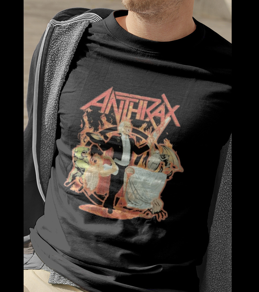 Anthrax North America 2026 Tour Cursum Perficio Fiery Album T-Shirt