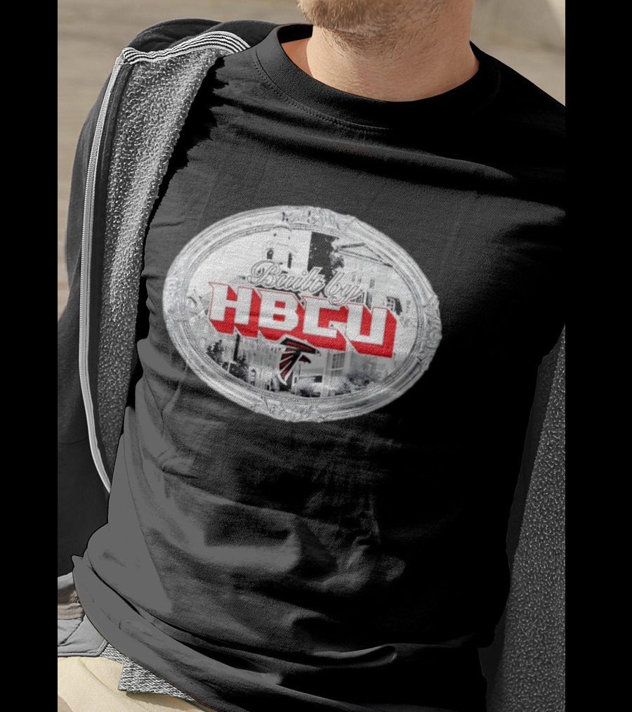 Atlanta Falcons Built By HBCU Historic Black Colleges Football Heritage T-Shirt