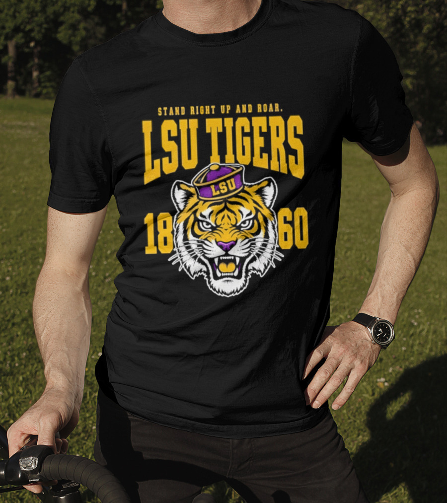 LSU Tigers Stand Right Up And Roar 1860 T-Shirt