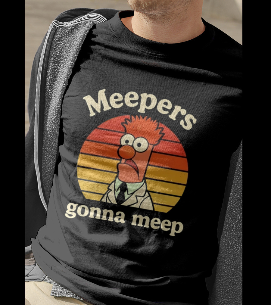 Meepers Gonna Meep Beaker Retro Muppets T-Shirt