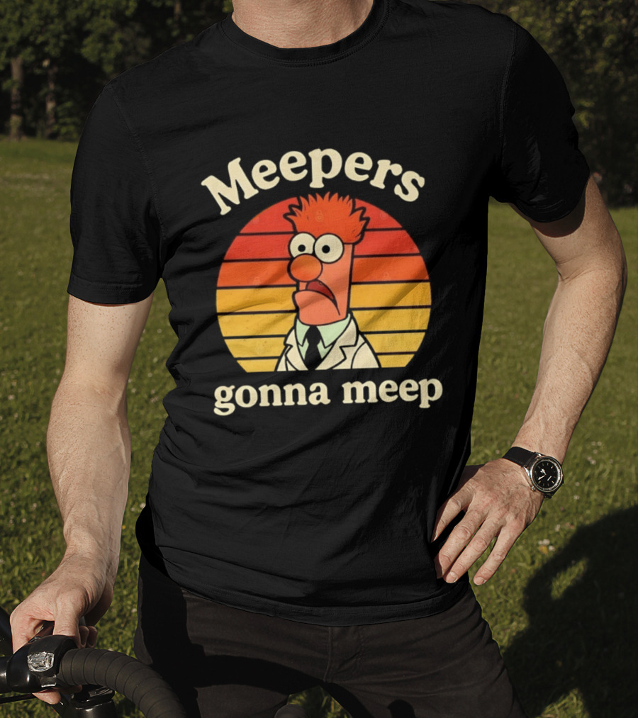 Meepers Gonna Meep Beaker Retro Muppets T-Shirt