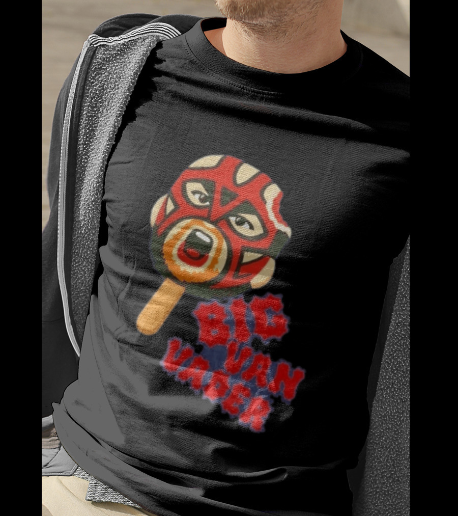 Big Van Vader Popsicle Wrestling WWE WCW Classic Style Retro Trend T-Shirt