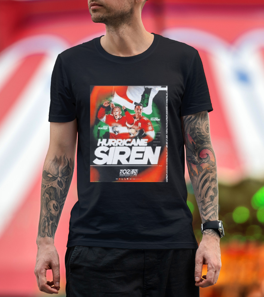 Hurricane Siren Brady And Matthew Tkachuk WK02 Event Panthers Hockey Thursday Night T-Shirt