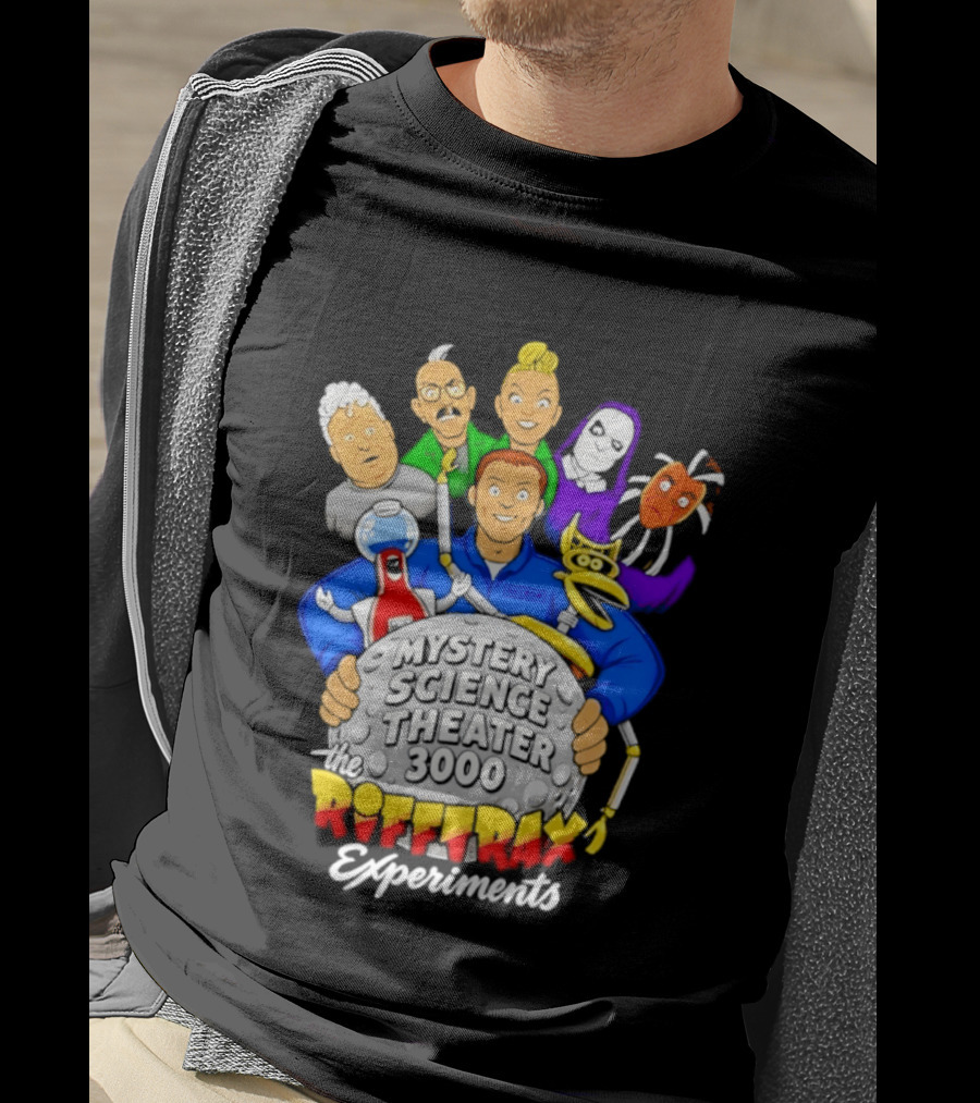 Mystery Science Theater 3000 RiffTrax Experiments With Iconic Robots And Characters T-Shirt