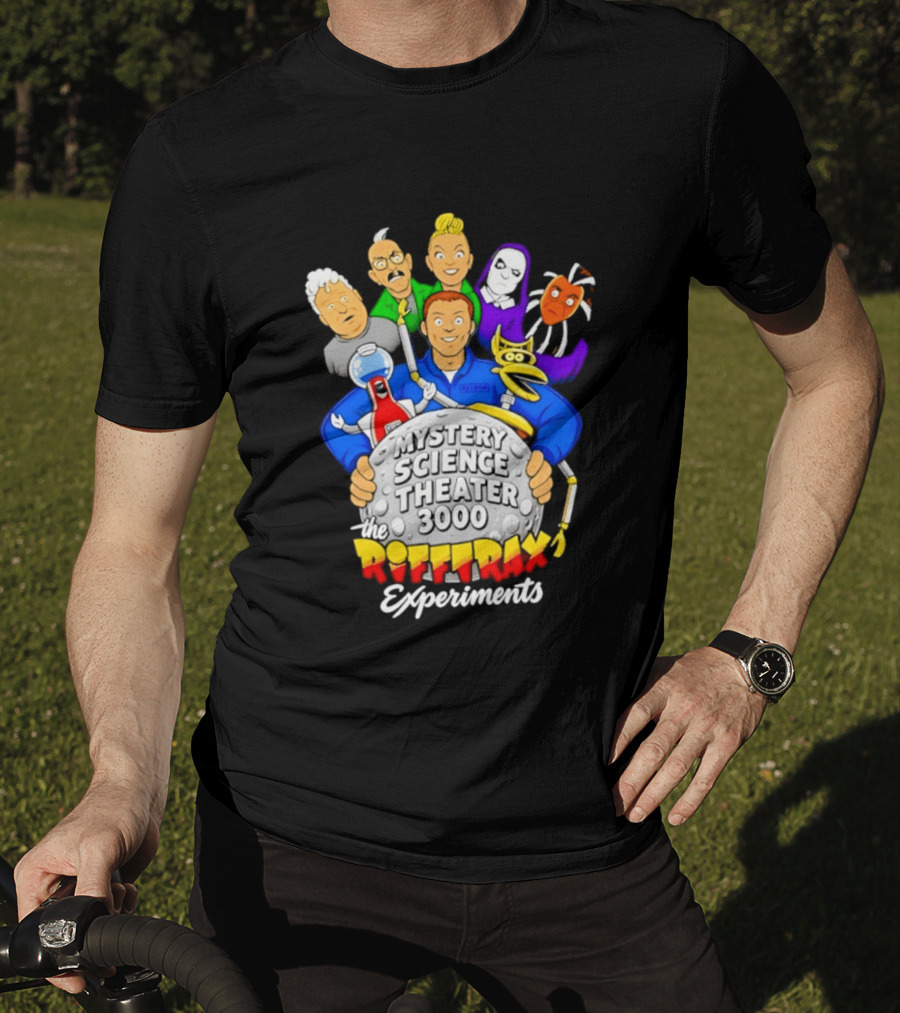 Mystery Science Theater 3000 RiffTrax Experiments With Iconic Robots And Characters T-Shirt