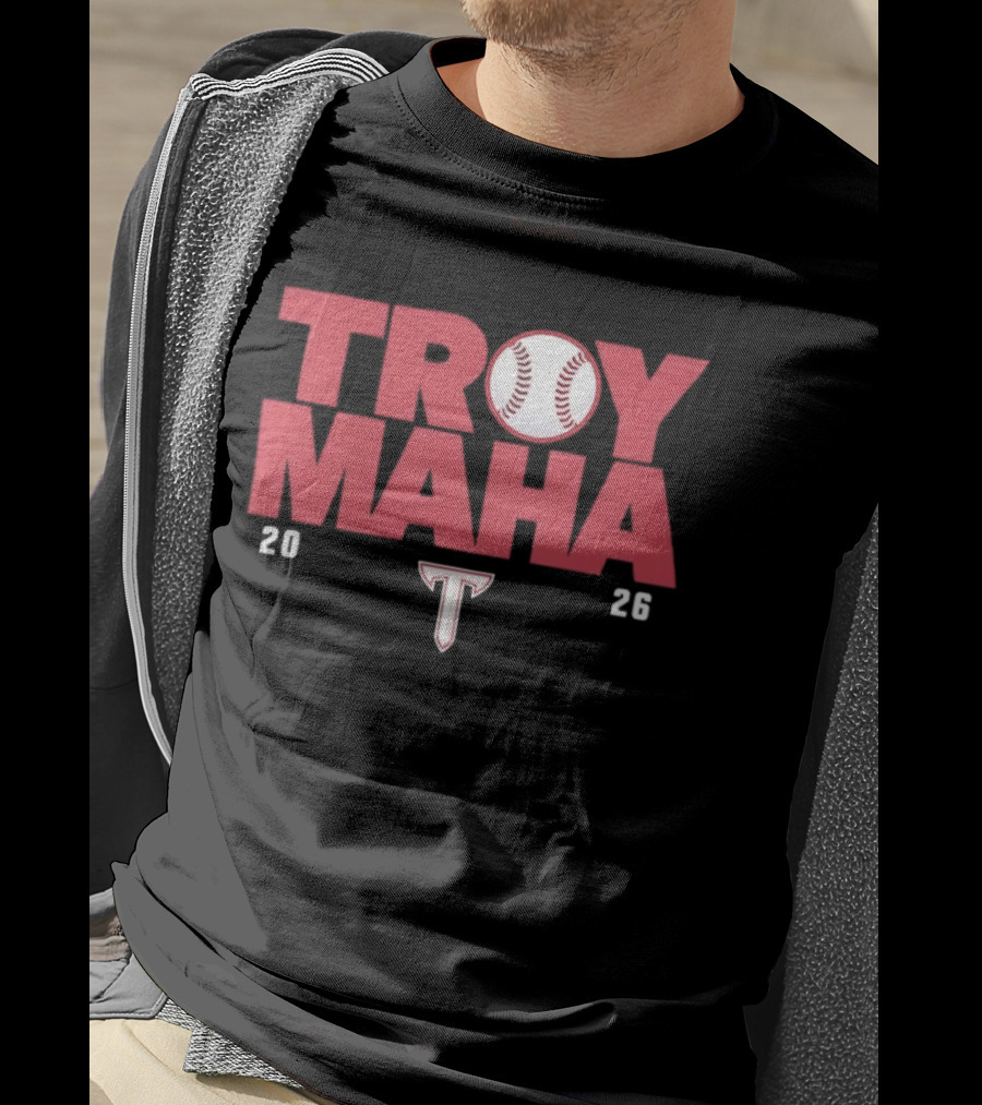 Troy Maha 2026 Baseball With Trojans T T-Shirt